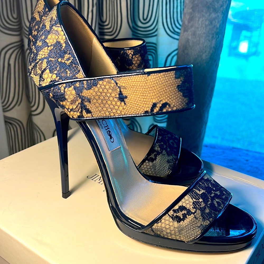 BEAUTIFUL 😍 Jimmy Choo Lace Heels 9.5 / 40